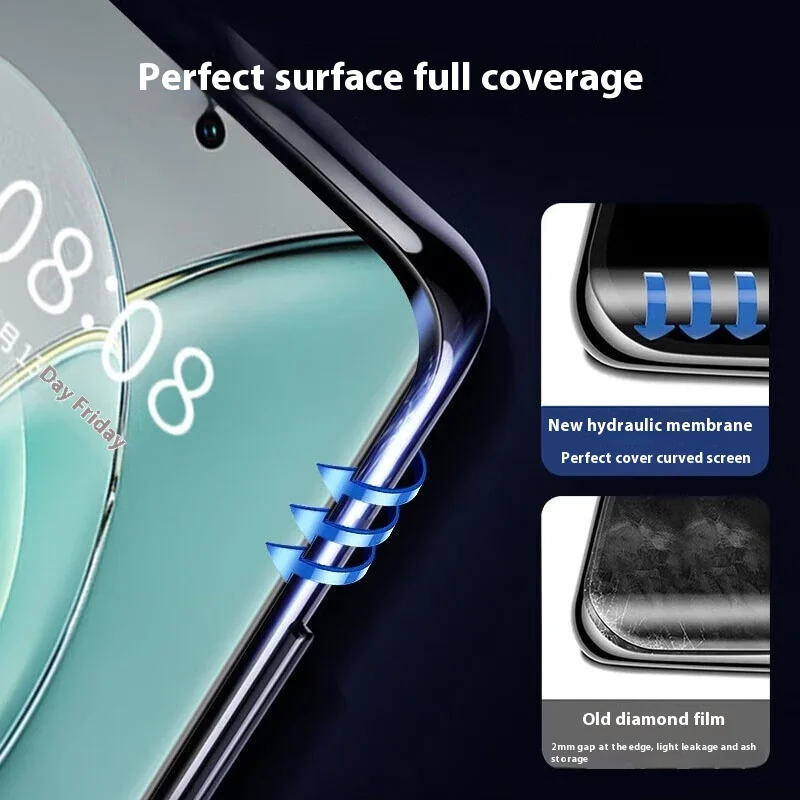 3 قطعة غطاء غراء كامل منحني ماتي هيدروجيل فيلم ل V...