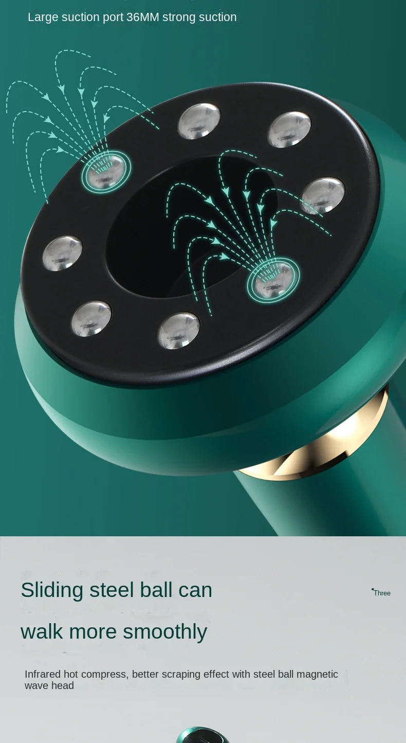 Neck Meridian Scraping Micro Electric Heating Beauty Instrument