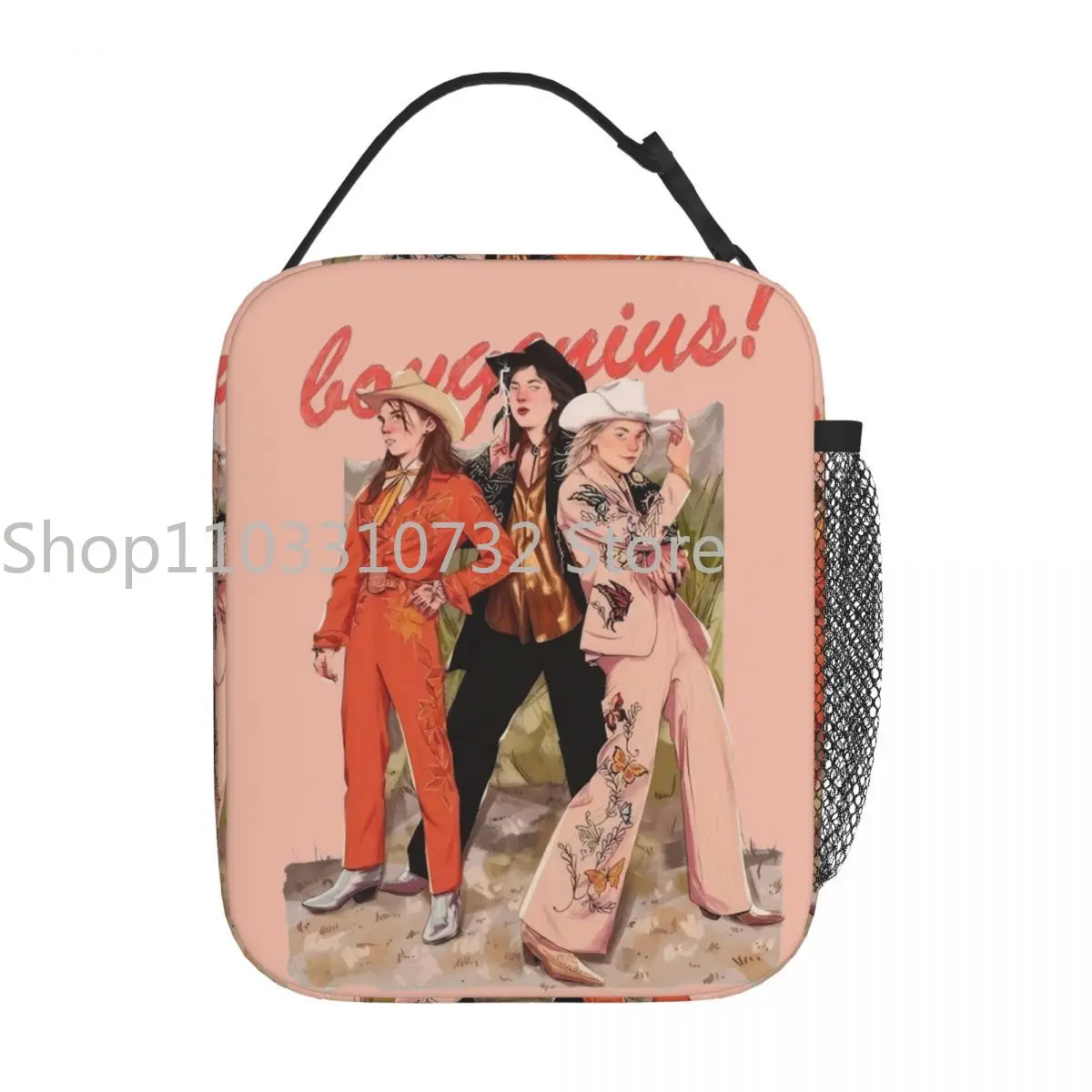 

Lunch Boxes Boygenius Music Merch Lunch Container Multifunction Cooler Thermal Lunch Box For School