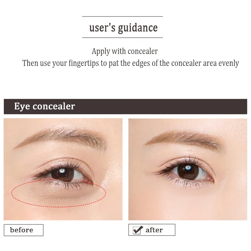 3D Concealer Pencil Covers Acne Spots Dark Circles Wooden Rod Natural Contour Cosmetic Face Makeup Brighten Pen Covers Tools 2