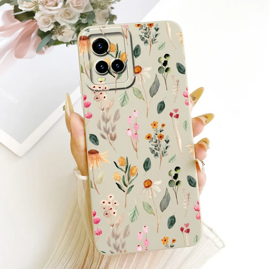 Floral Soft Silicone Shockproof Phone Cover - New Fashion Design