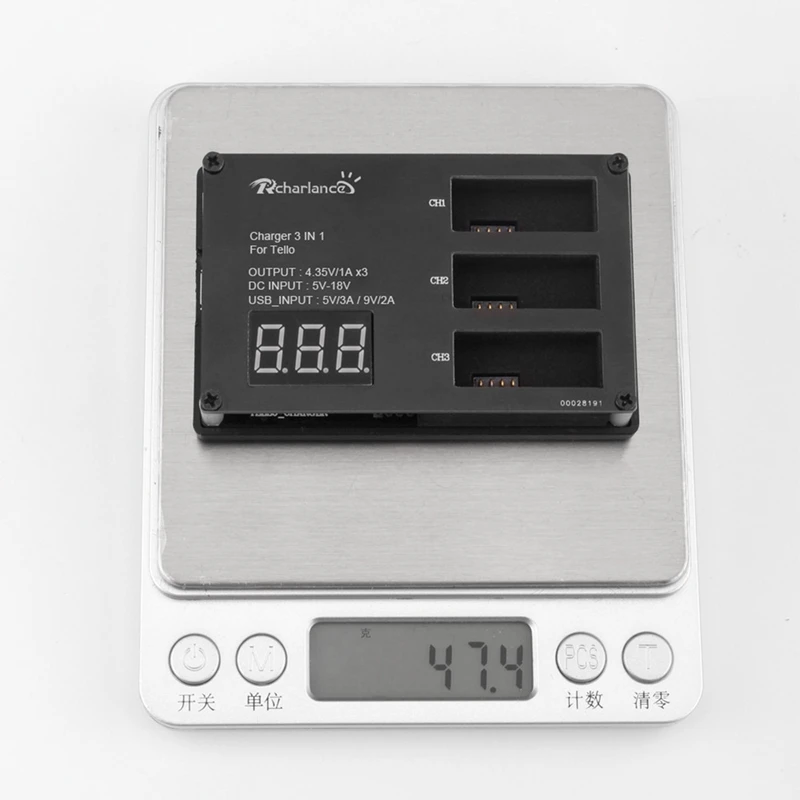 For DJI Tello Drone Fast Charging Hub 3 Lipo Battery Flight Batteries Charger