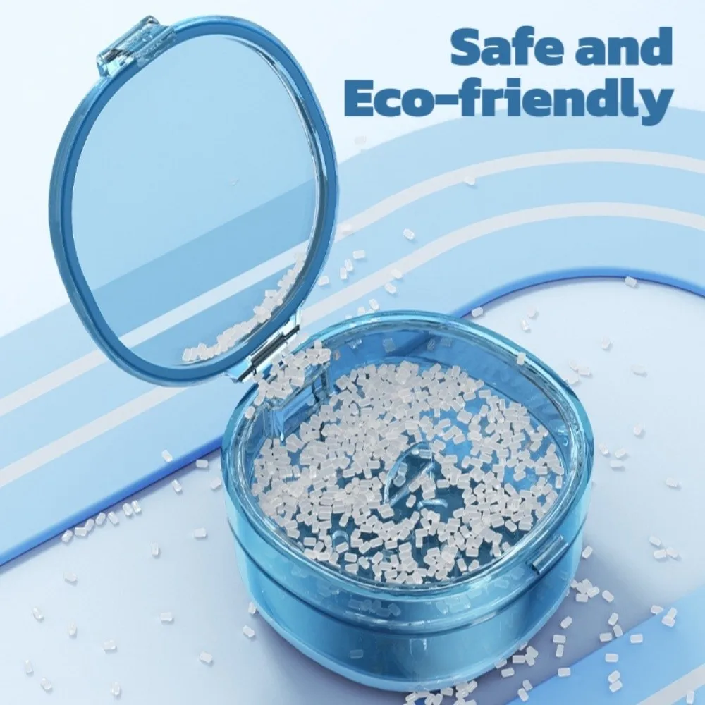 Transparent Soaking Cleaning Invisible Braces Box Large Capacity False Teeth Holder Dental Braces Box Sealed Portable