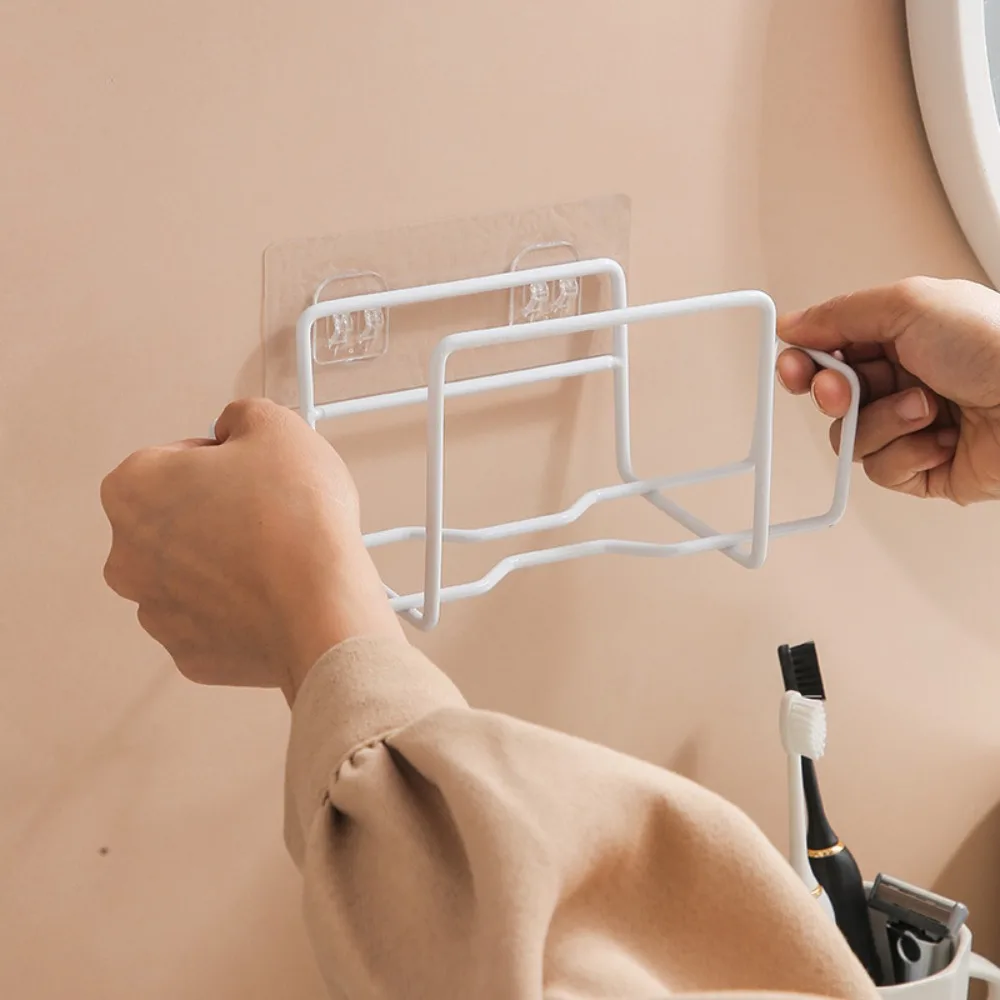 Portable Wet Wipes Paper Holder Simple Wall-mounted Tissue Box Holder Kitchen Bathroom Toilet Paper Storage Shelf