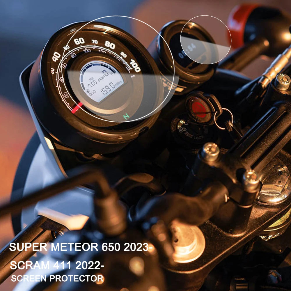 

Женская Защитная пленка для приборной панели для Royal Enfield Scram 411 2022- Super Meteor 650-