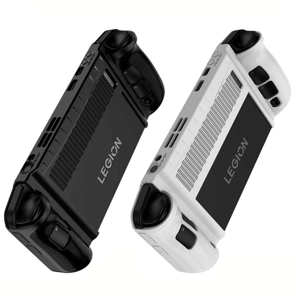 TPU 케이스 충격 방지 보호 케이스, 스탠드 포함, 낙하 방지, 부드러운 보호 슬리브, Lenovo Legion GO 게임 액세서리
