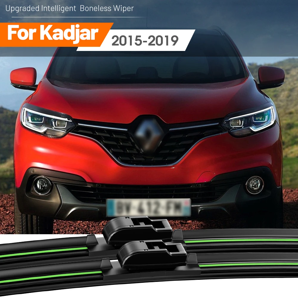 2pcsForRenaultKadjar20152019FrontWindshieldWiperBlades2016