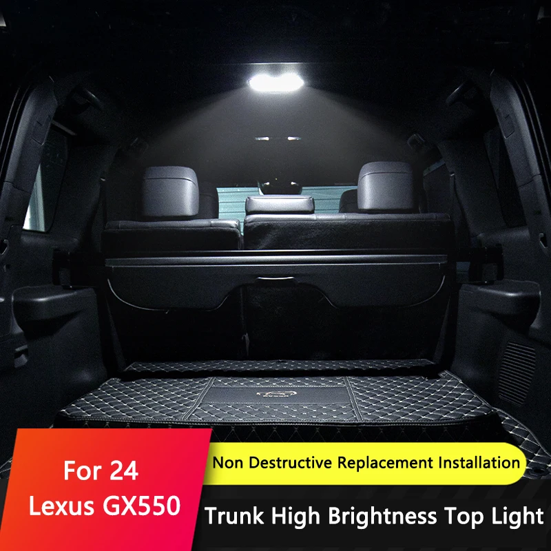 TAJIAN Car LED Highlight Tail Box Light Trunk Light Tailgate Fit For Lexus GX550 Switch Bright Lighting Accessories