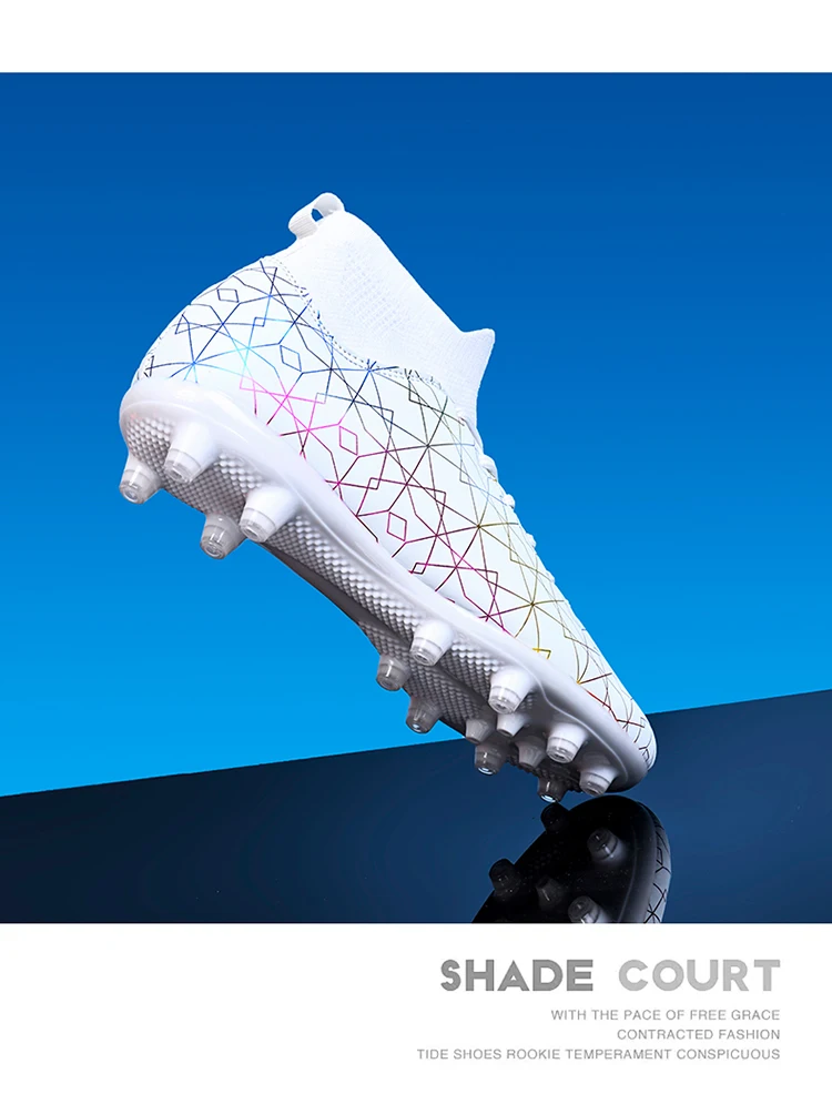 Neu Männer Professionelle Fußball Schuhe FG Training Fußball Stiefel Turnschuhe Lange Spikes Außen Bequeme_voghion.com