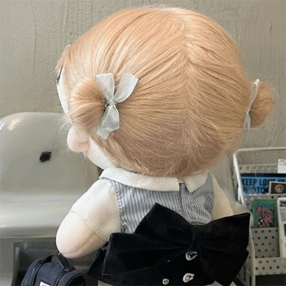 10pcs Hairpin Accessories Bowknot Cotton Hair Pins Mini Tiny Wig Clips 4cm DIY Mini Hair Clip Headwear