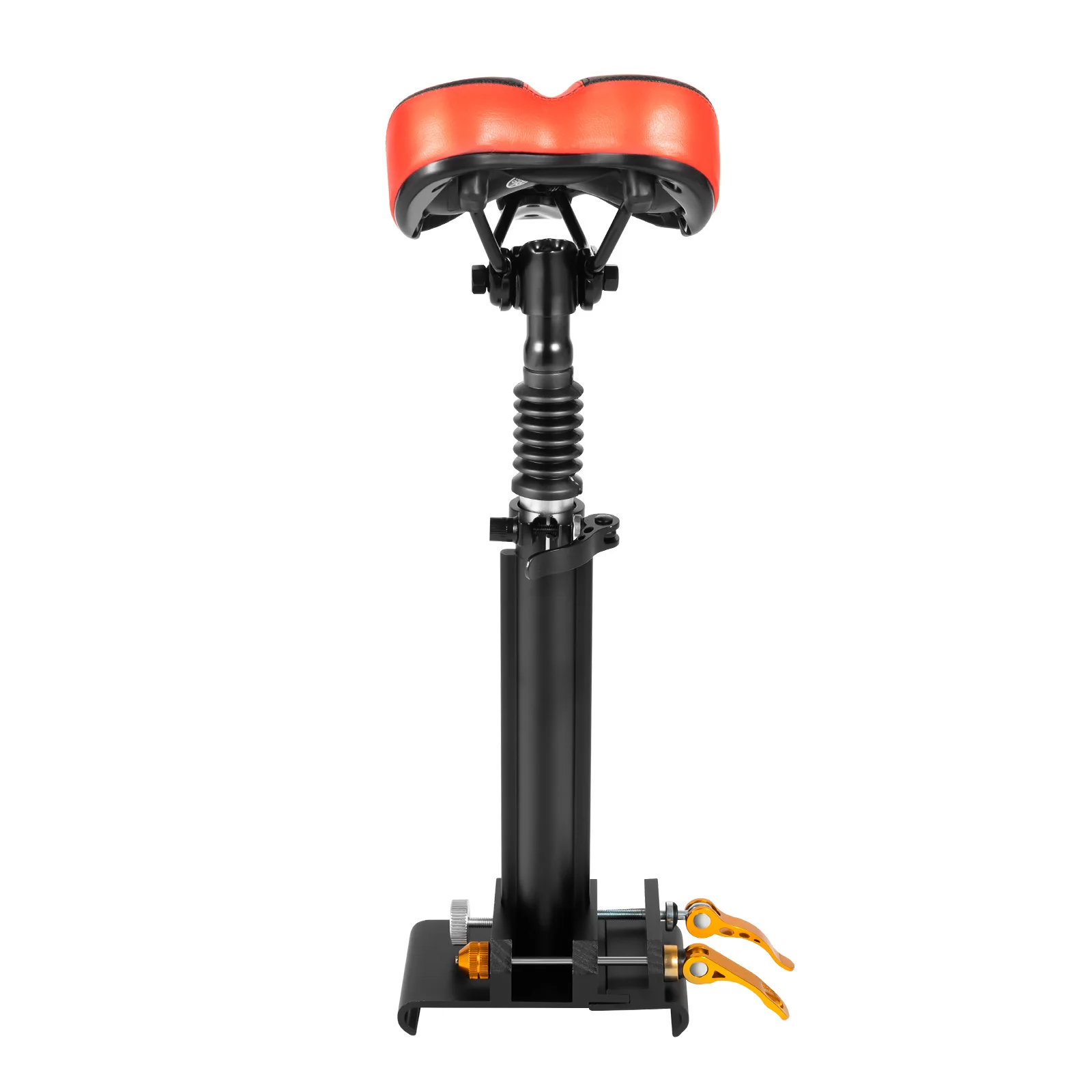 Adjustable Scooter Seat 45-65cm Electric Scooter Folding Saddle Seats Ergonomic PU Cushion w/Shock Absorption for Xiaomi M365