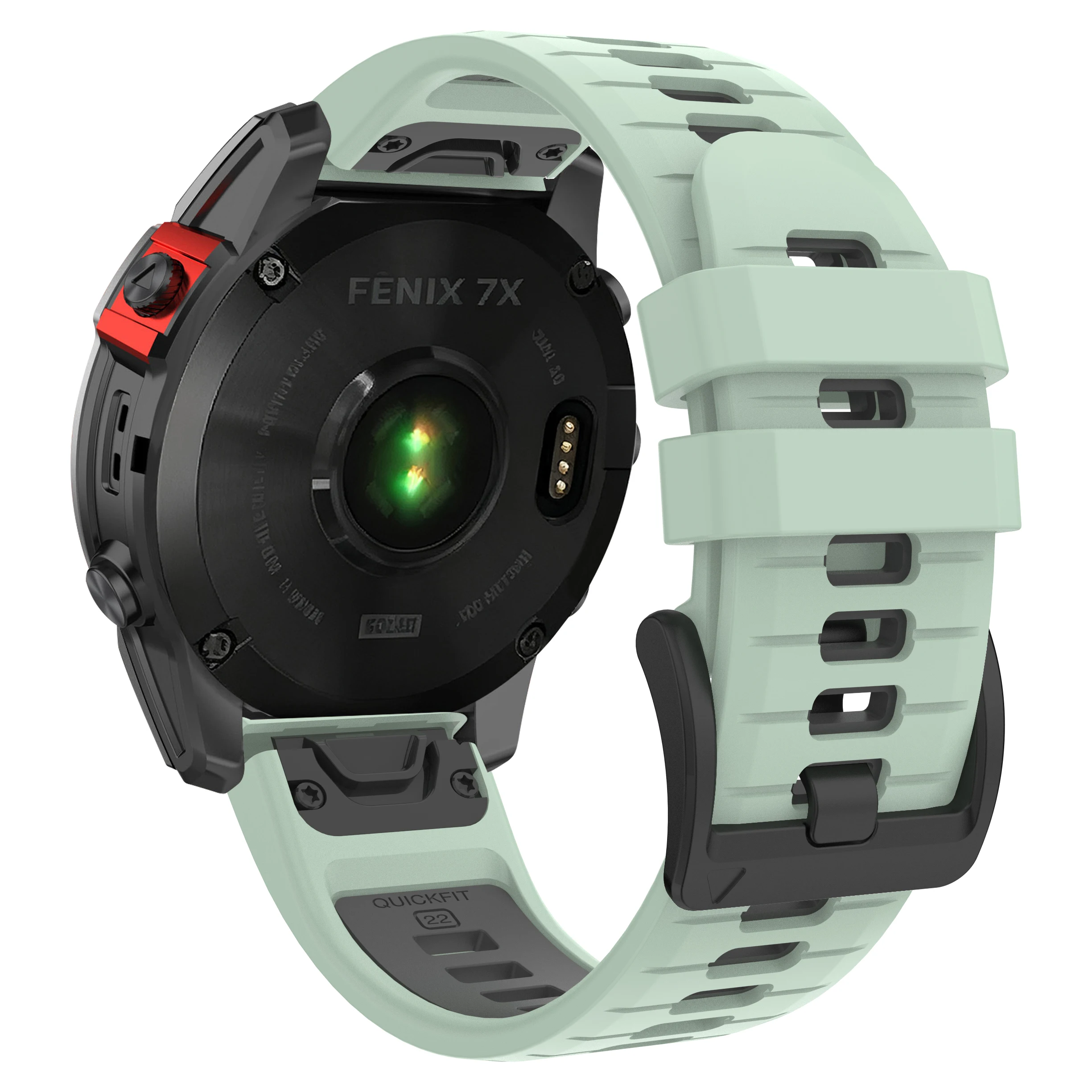 Enhanced Silicone Replacement Watchband - QuickFit Design