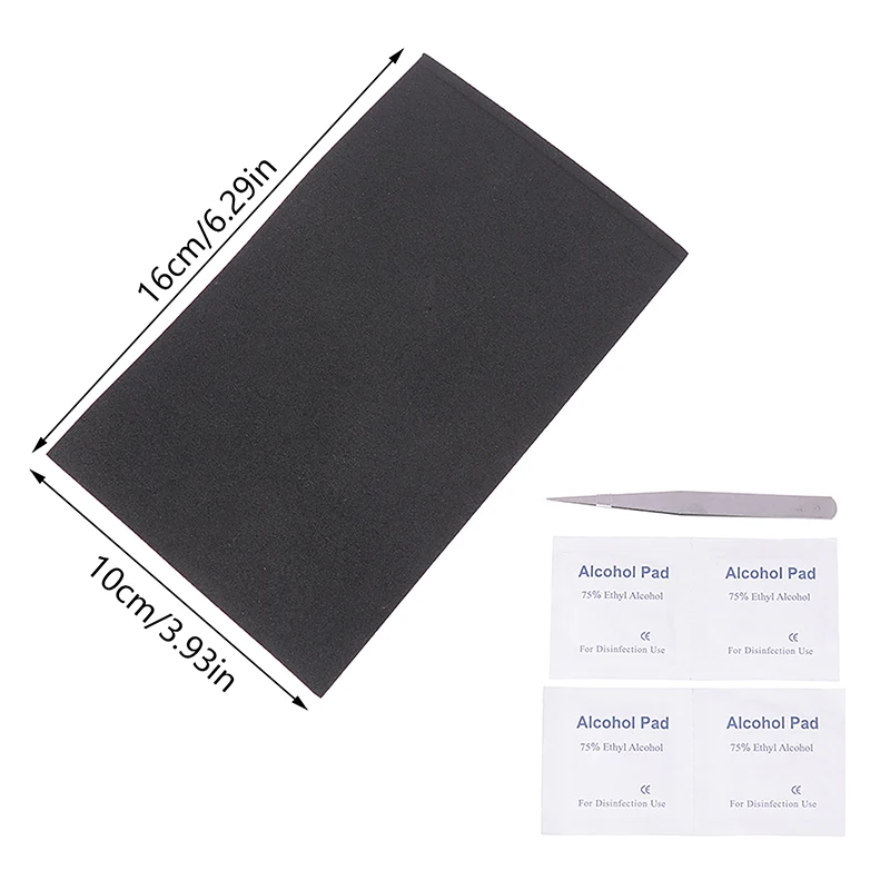 Guarnizione In Schiuma Autoadesiva 2mm - Nero, 15x21 Cm | Per Fotoriparazioni E Fai Da Te - Foto 8