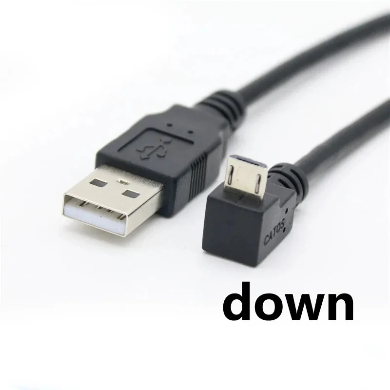 30cm 90-Degree Angle USB to Micro USB Data Cable