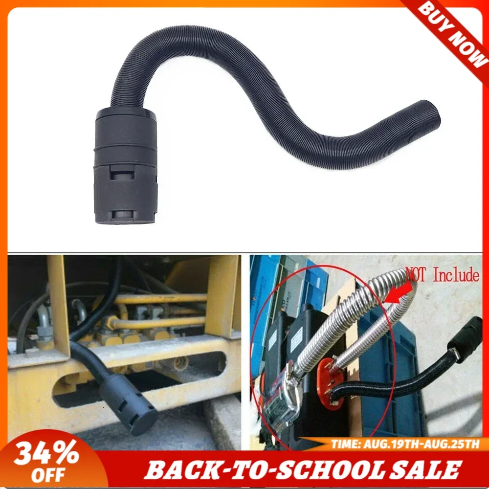 25mm Air diesel heater duct pipe Air intake Filter Silencer Combustion Air Pipe Ducting Pipe Clamps Car Heater For Webasto Eberspacher Diesel Parking Heater