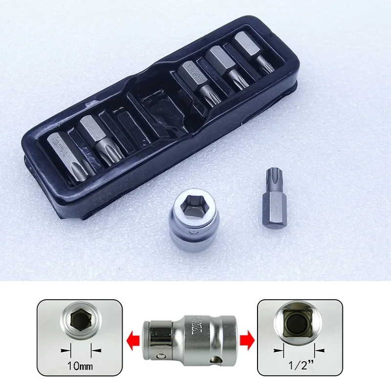 Lot D'embouts De Vissage 1/4 Hexagonaux - Tiges 6, 8, 10, 12, 17 Mm - Uxcell