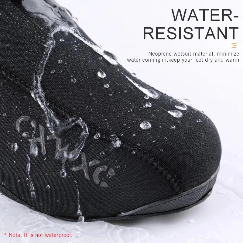 Bicycle Shoe Covers CXWXC Bicycle Winter Thermal Overshoes MTB Road Bike Water-resistant Shoes Cover Cycling Hard-wearing Reflective Boots Cover