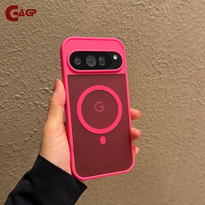 Translucent Matte Ultra Thin Magnetic Shockproof Case - Candy Color
