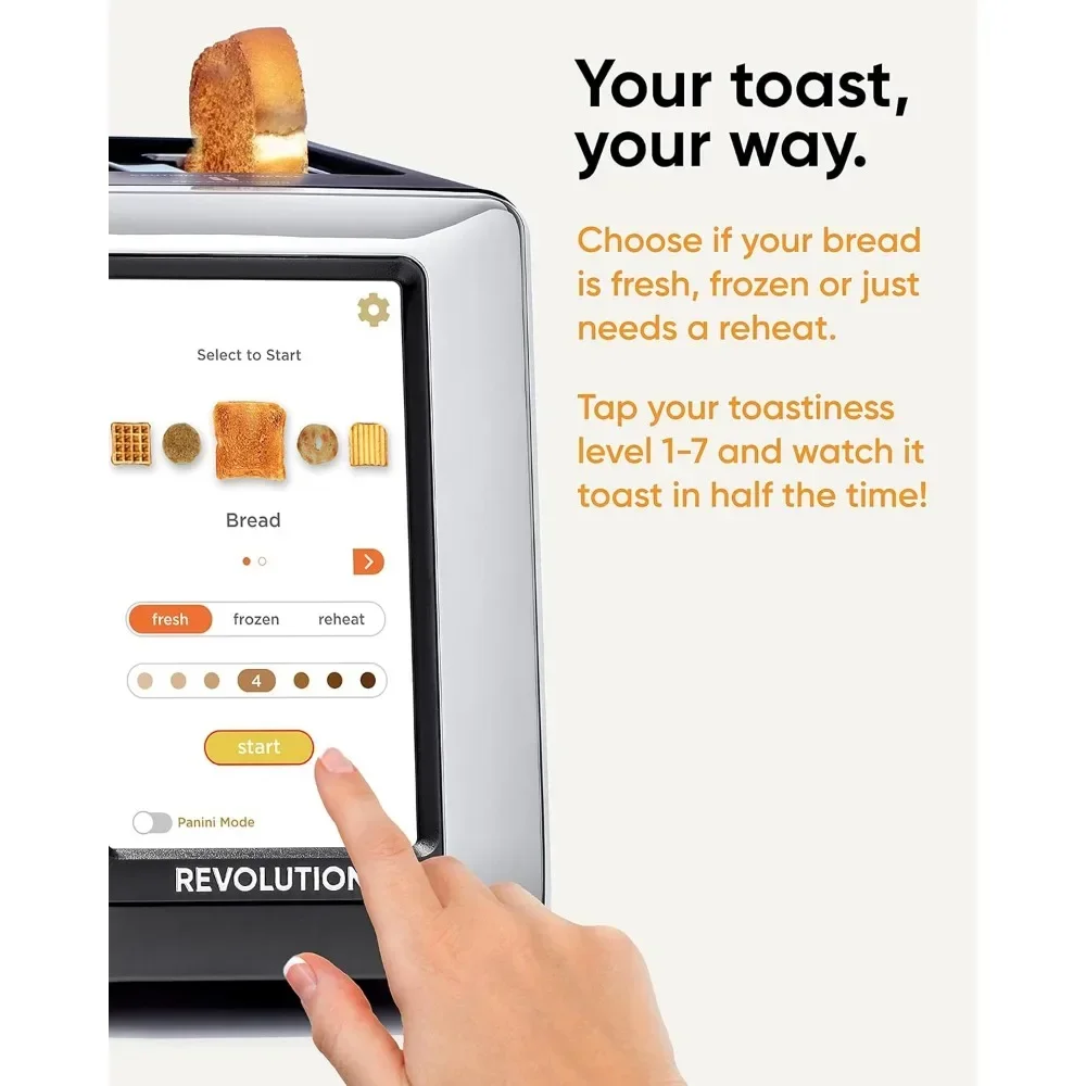mart Toaster with Patented InstaGLO Technology & Panini Sandwich Mode