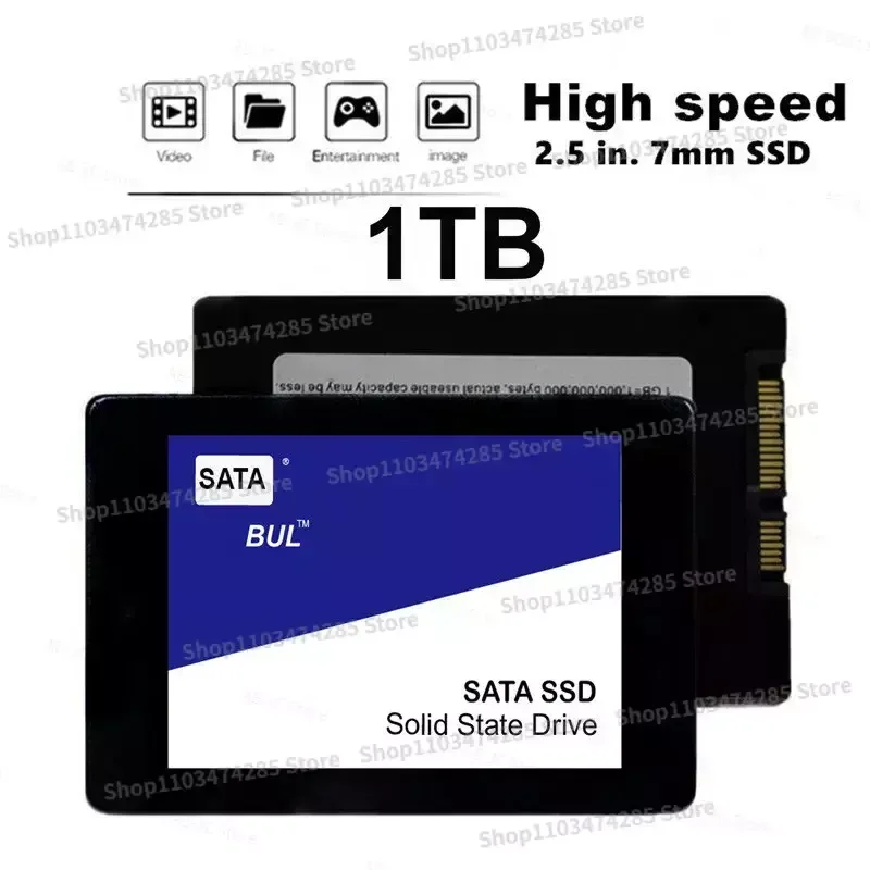 2024 ޴ SSD ϵ ̺ ũ, Sata3 2.5 ġ SSD, TLC 7450 MB/s  ָ Ʈ ̺, Ʈ ũž PS5, 4TB, 2TB, 1TB