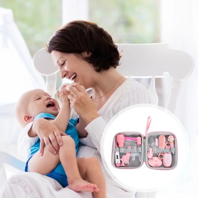 1 Set Baby Grooming Healthcare Kit Baby Nursing Supplies for Newborn Infant Toddlers 6