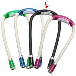 Adjustable 360° Flexible Hands - Free LED Neck Reading and Craft Light (Black)