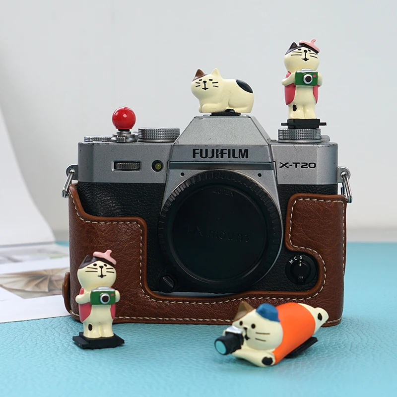 Cartoon Silicone Camera Hot Shoe Cover - Soft, Cute, Universal Protector