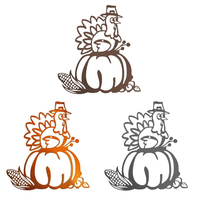 

4XBD 5 шт. самоклеящиеся наклейки на стену из Турции, наклейки на холодильник, художественные фрески, День Благодарения, сделай