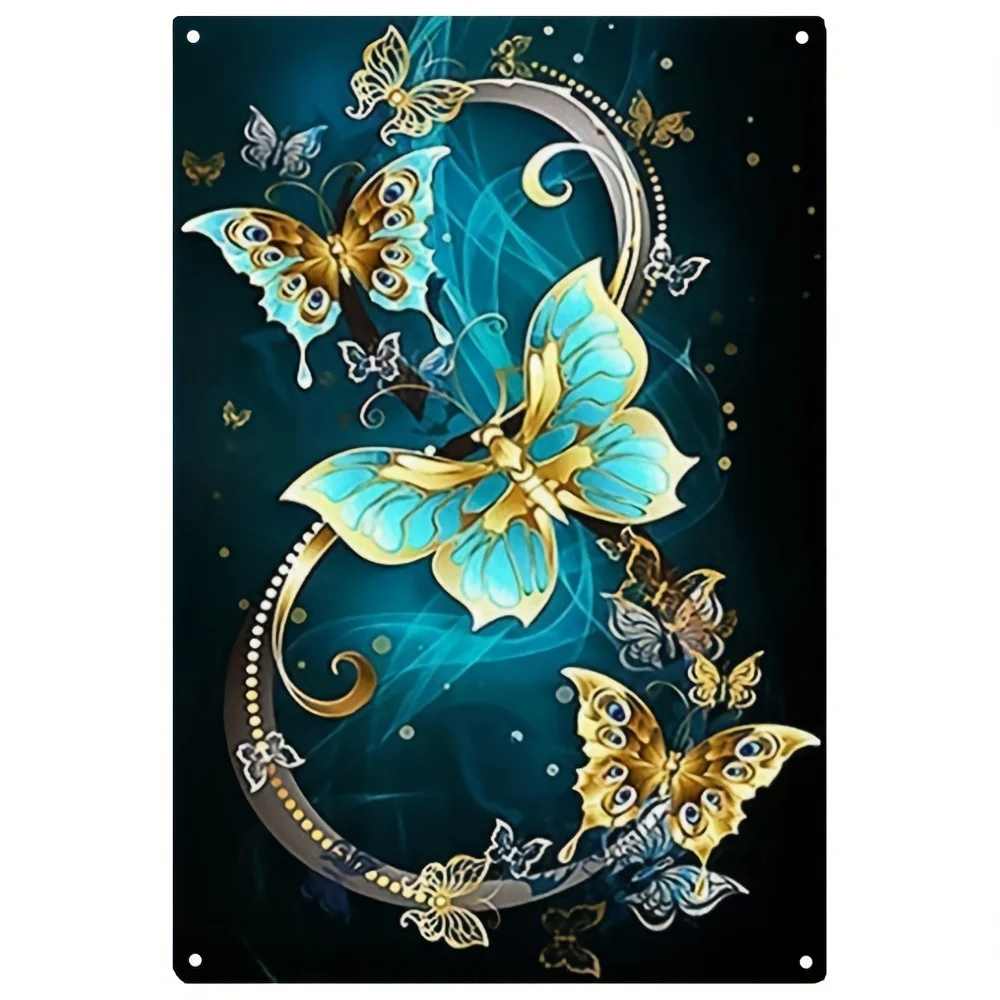 

Metal Tin Sign Butterfly For Home Decor Wall Decoration Bar Pub Family Cafe Signs Men Cave Best Gifts For Friends Family 8x12