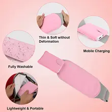  Belly Warmer Relieve Menstrual Colica Massager Menstrual Colic Period Pain Relief Heating Pad for Menstrual Cramps Abdominal 