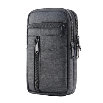 Marsupio da donna impermeabile marsupio da esterno tattico a doppio strato con cintura borsa per telefono da uomo borse Unisex 1