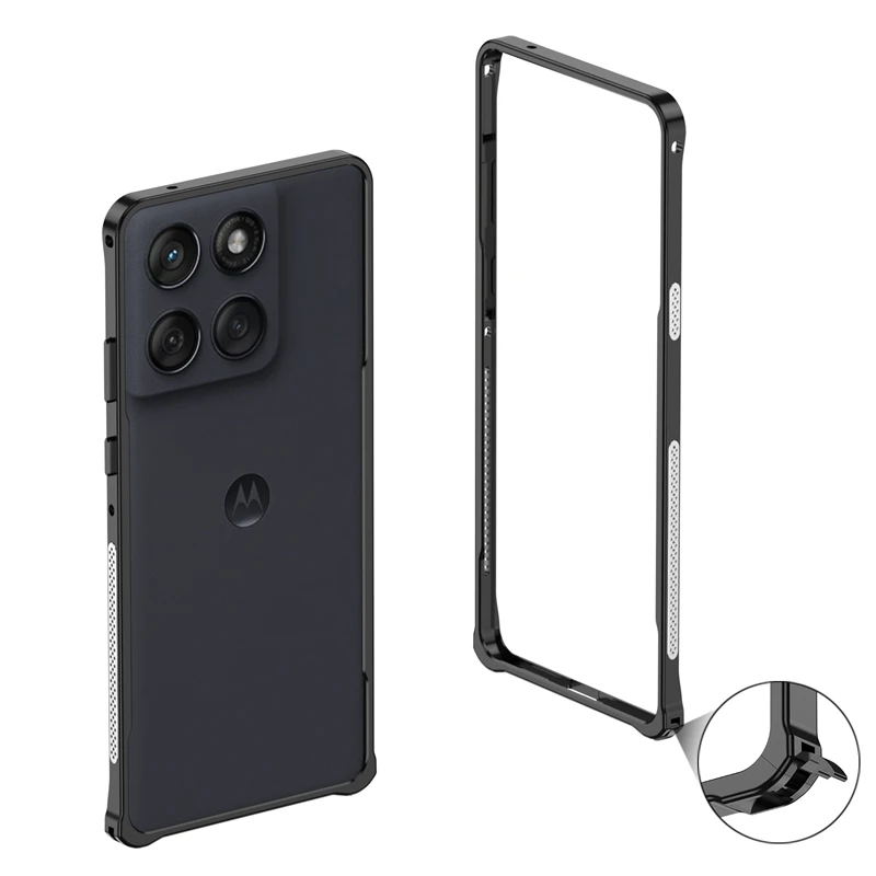 Aluminium Alloy Cooling Phone Case with Metal Border