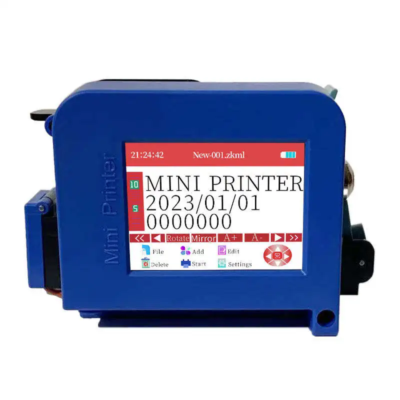 

Handheld Mini Printer With Quick Drying Ink Label Maker Machine,Mini Hand Printer For Paper,Clothes