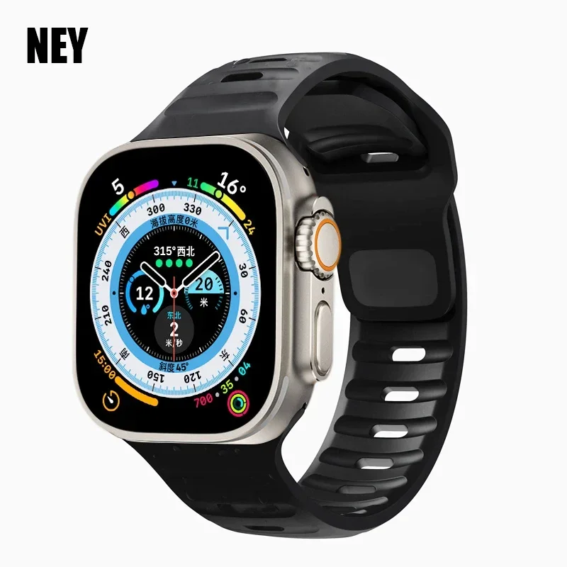 Silicone Sport Band for Apple Watch – Premium Fitness Strap Bracelet