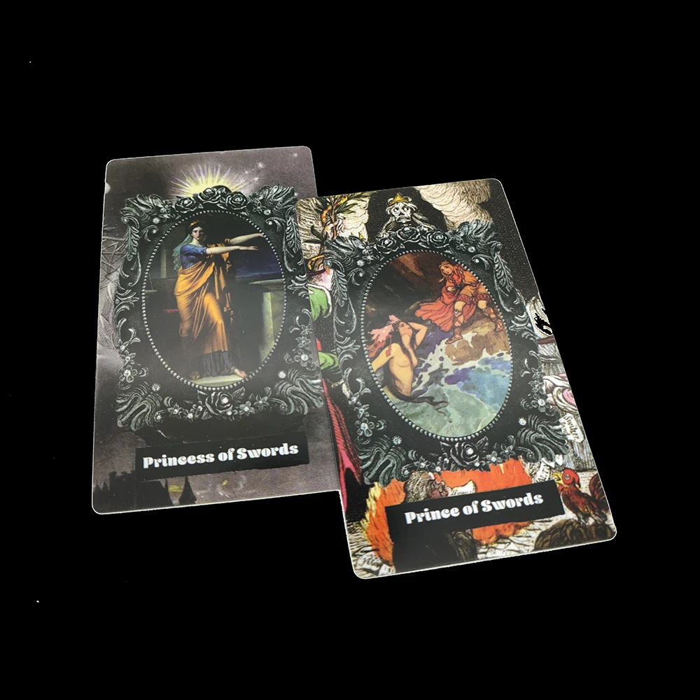 12CM×7CM The Sea Witch Tarot A complete set of 78 tarot cards fortune teller The World of Art and Magic 6