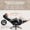tainable Leather Electric Ergonomic Reclining Home Office Desk Chairs with Massage, Big and Tall Comfy Computer Chair 4