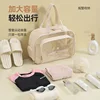 Waterproof Cosmetic Bag Portable Portable Cosmetic Storage Bag Large Capacity Pu Transparent Wash Bag Travel Storage Bag 4