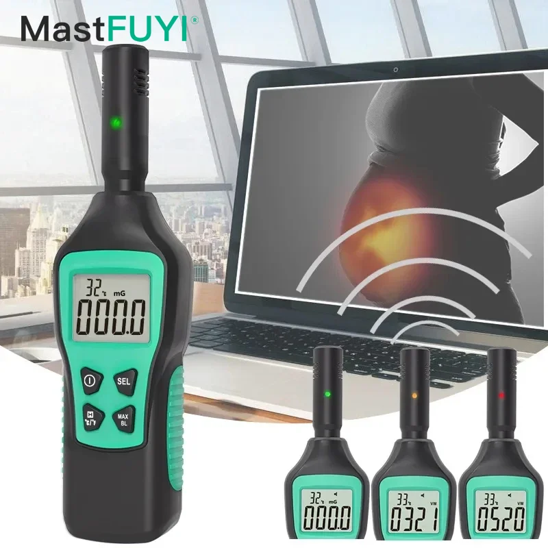 Radiation Detector MASTFUYI FY876 Electromagnetic Field EMF Meter Handheld Portable Counter Emission Dosimeter