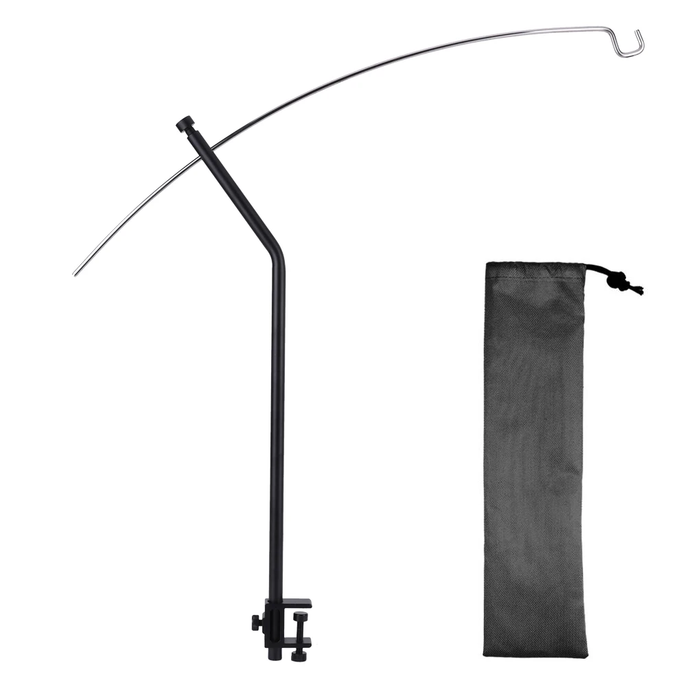 Outdoor Portable Light Hanger Aluminum Alloy IGT Table Lantern Hanger Portable Lamp Bracket for Outdoor Camping Hiking