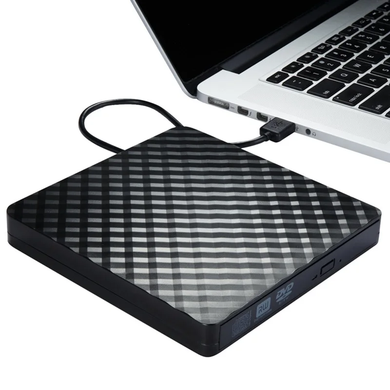 

USB 3.0 External DVD burner RW CD Writer Drive Reader Player Optical Drive External Slim Disk Reader For PC Laptop Desktop