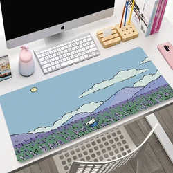 Large Green Kawaii Desk Mat - Gaming and Office Mousepad - 1000x500x3mm (WA00160)
