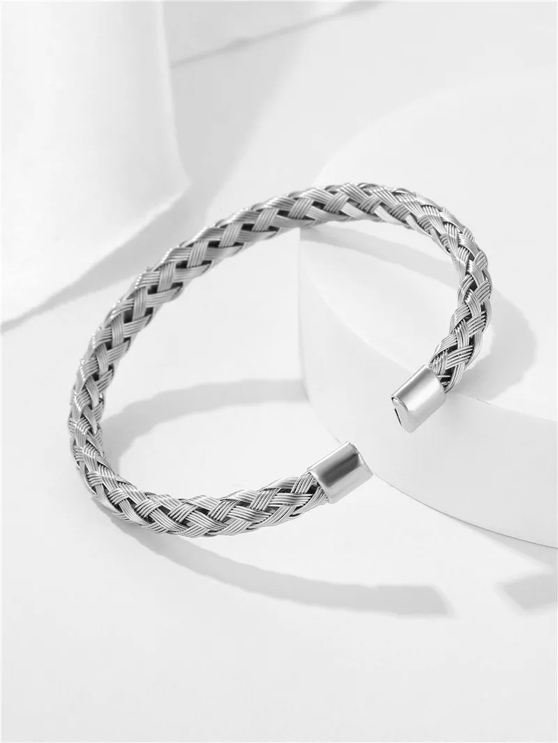 Steel color bracelet