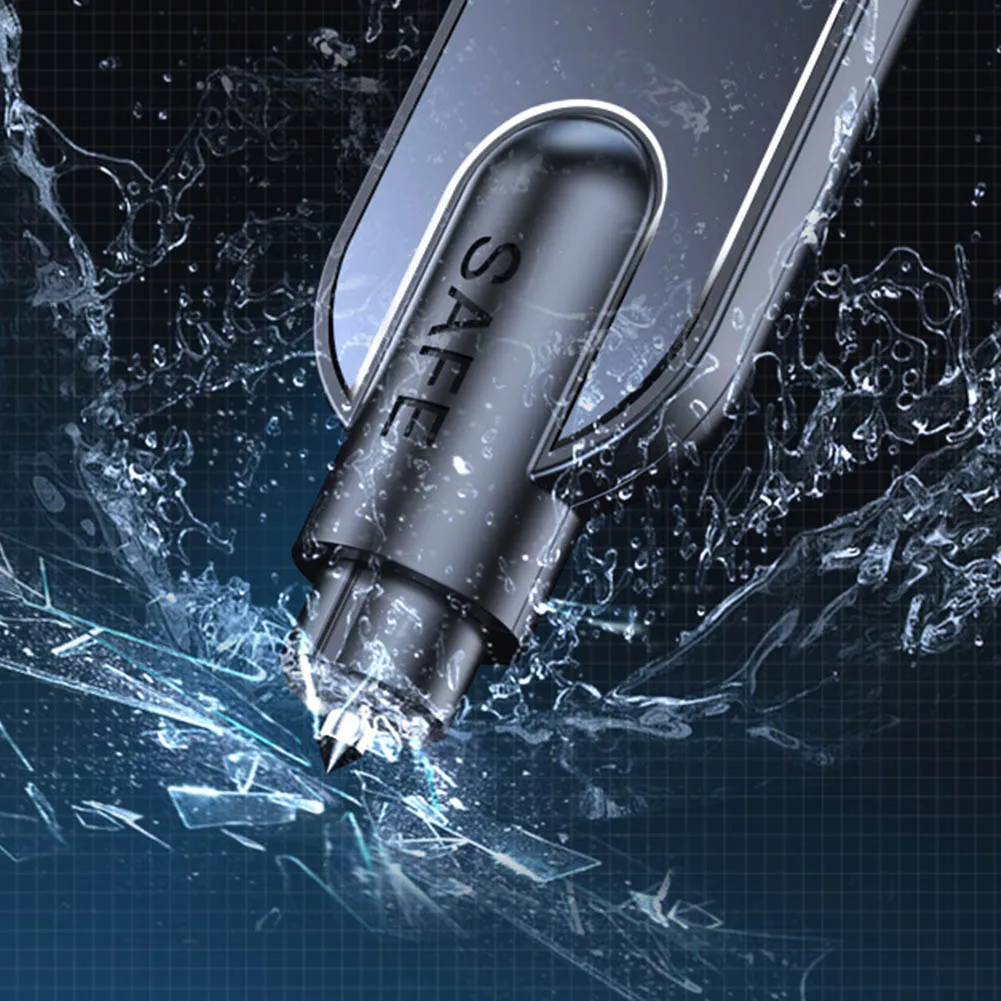 Car Safety Hammer Safety Hammer Window Breaker Seatbelt Cutter Tool Mini Car Multifunctional Safety Hammer Car Emergency Glass Window Breaker Seat Belt Cutter Life Saving Escape Car Emergency Tool
