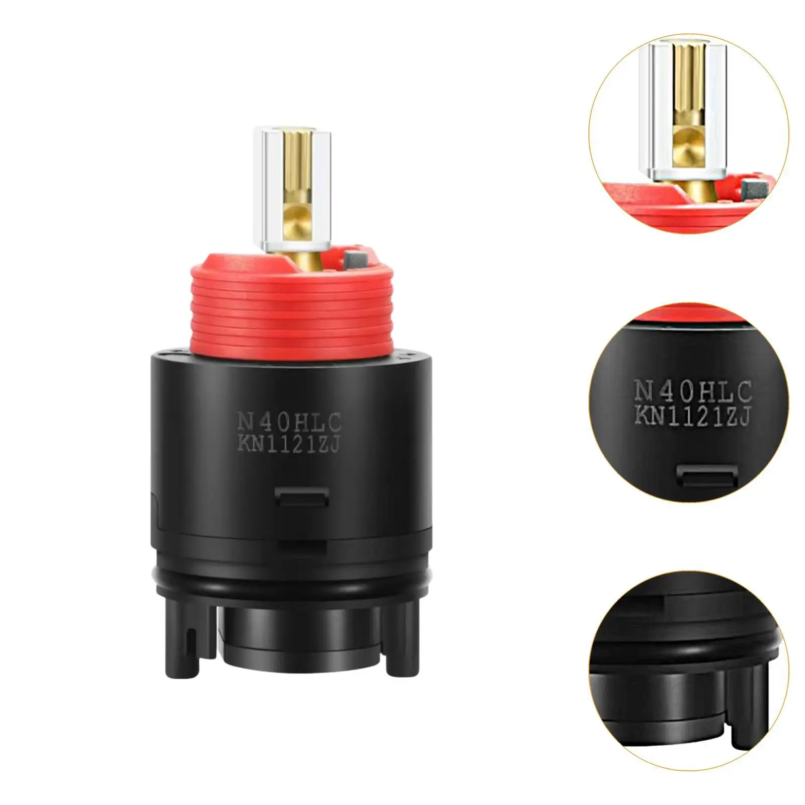 Universal Shower Cartridge for Bathroom Tub Valve Temperature Control Replacement Easy Install Compatible Parts