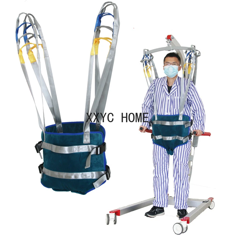 

Rehabilitation Assisted Walking Standing Full Body Lift Sling Patient Elderly Wheelchair Sit-Stand Transfer