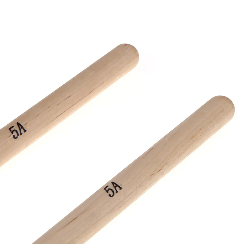 Drum Sticks Pair of 5A Maple Wood Drumsticks for Drum Set Lightweight Professional