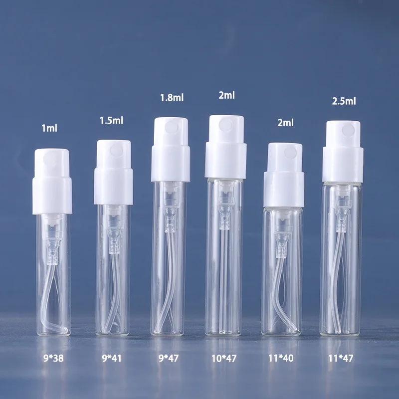200pcs 2ml Glass Trial Pack Perfume Snap Bottle Sample Spray