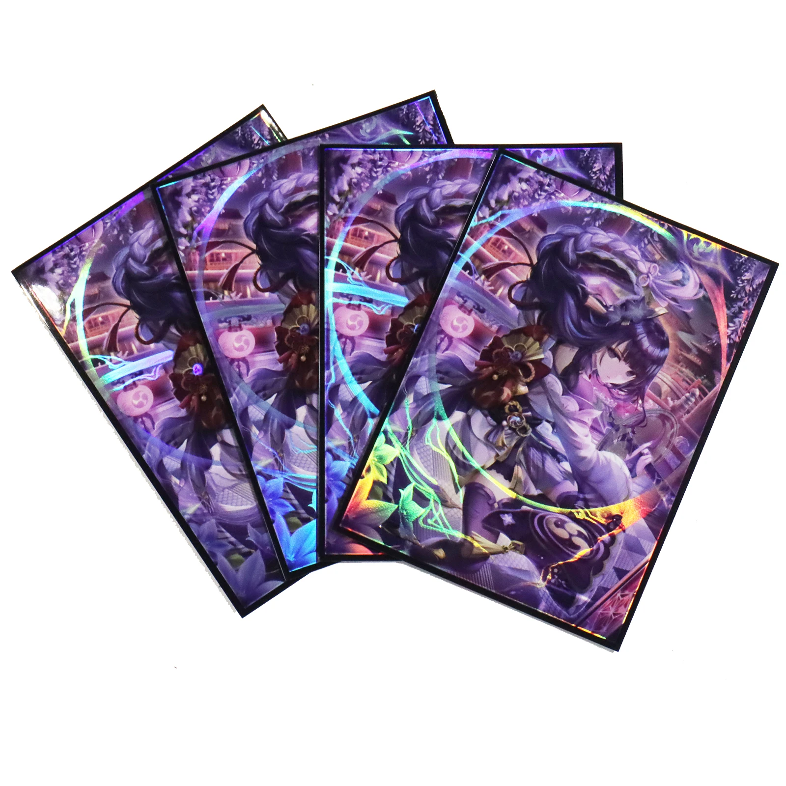 Pok mon Trading Card Protector Foil Card Pocket Hologr fica Menina