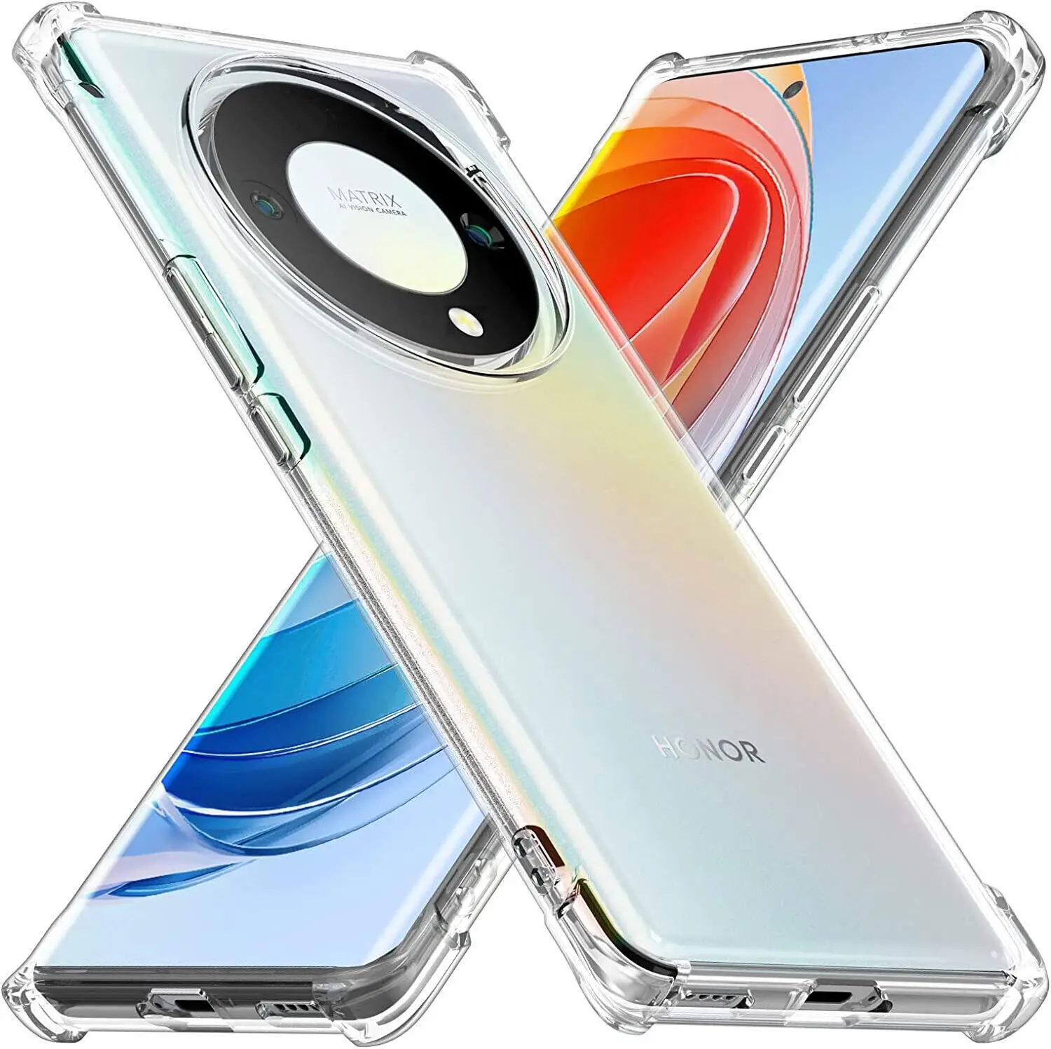 Shockproof Transparent TPU Protective Phone Case Cover