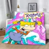 Cartoon Funny R-Rugrats Printed Blanket Picnic Blankets Warm Blanket Soft and Comfortable Blanket Home Travel Birthday Gift 2